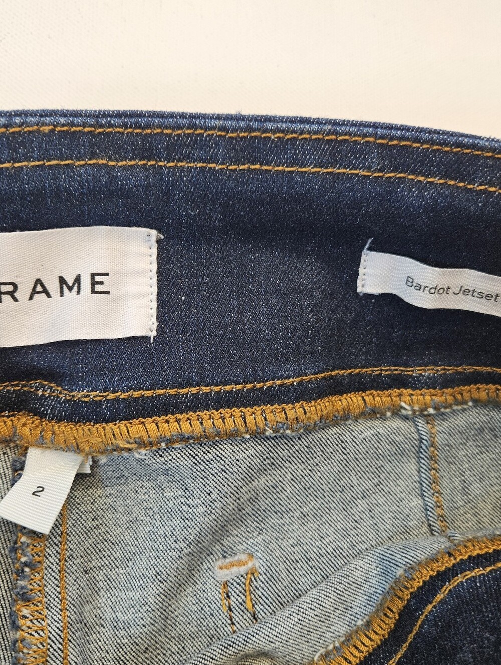 Frame Bardot Jetset Pull-On Bootcut Jeans Keller Wash Patch Pocket Size 2 - Picture 6 of 14